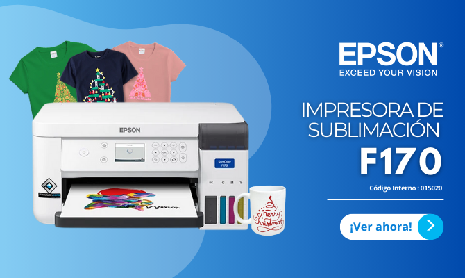 emprende con la impresora para sublimación Epson F170
